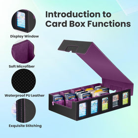 Gvirtcoz five card holders neatly organize multiple decks for fast retrieval.