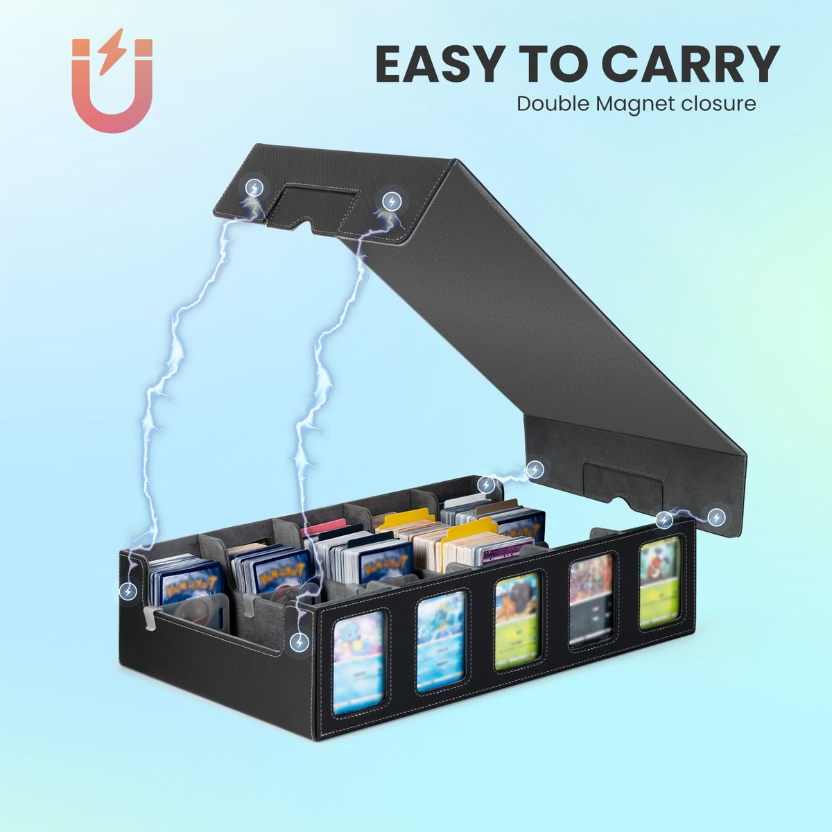 Gvirtcoz PU leather bag adds durable protection and a professional look