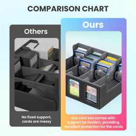 Gvirtcoz four-row layout supports keeping vast card decks organized.