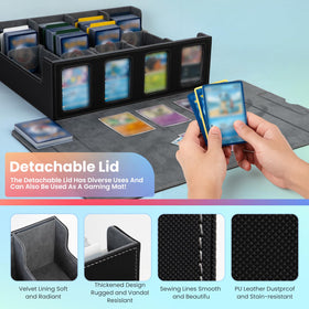 Gvirtcoz dice tray keeps dice secure during travel and play sessions.