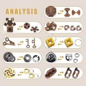 GVKES 9-puzzle set challenges spatial thinking and problem-solving in a fun way.