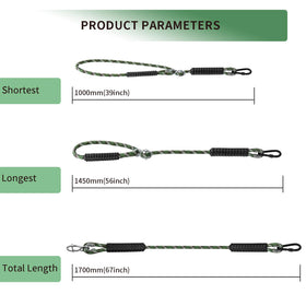 GW Gwongvvei adjustable hanging straps offer flexible length options for various swing configurations.