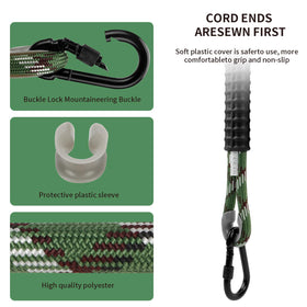 GW Gwongvvei easy installation wraps around a tree branch for quick, tool-free mounting.