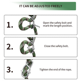 GW Gwongvvei multi-use swing accessory set fits spinner, tire, disc, hammock, and porch swings.
