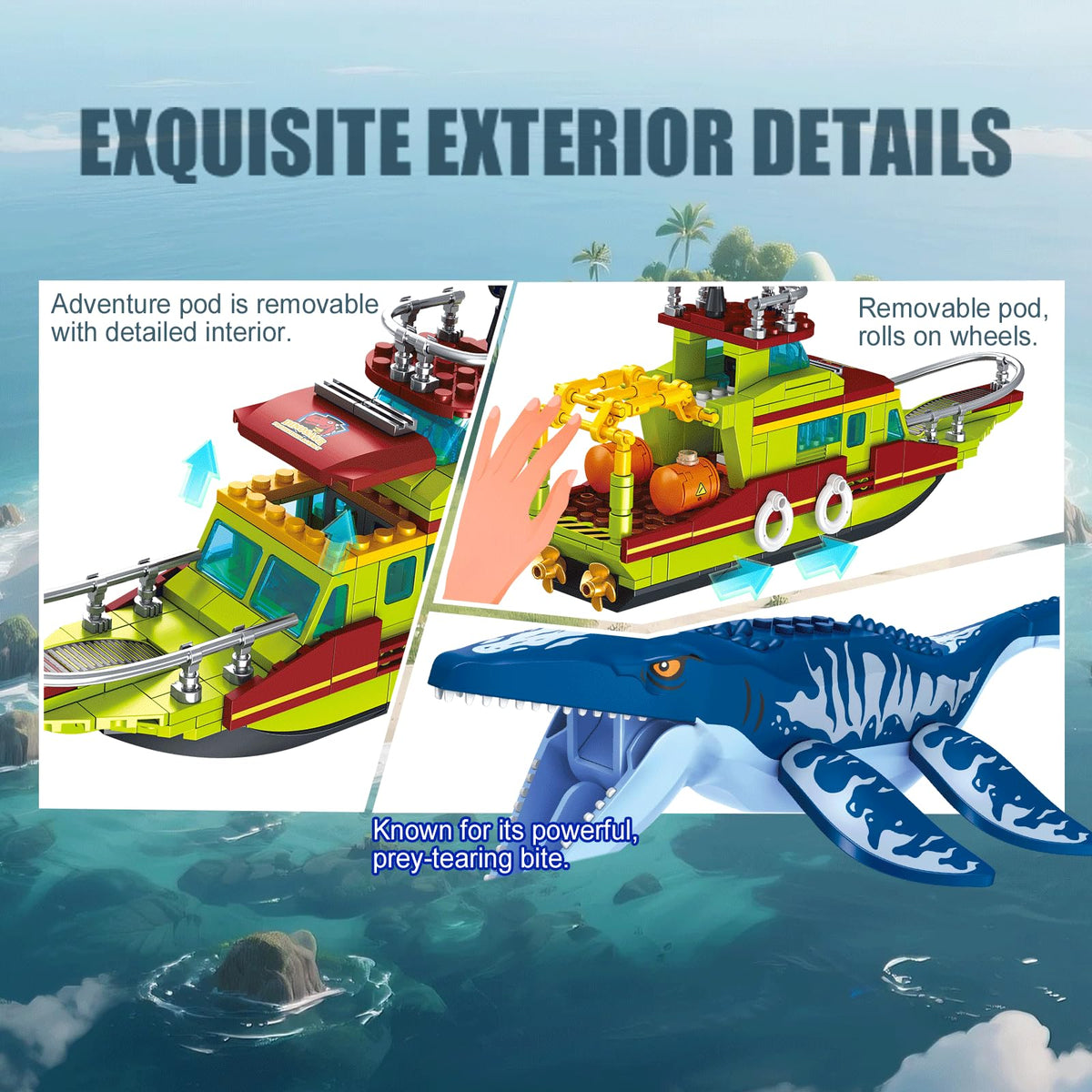 GXJTYYBS Adventurer Ship model for immersive diorama building.