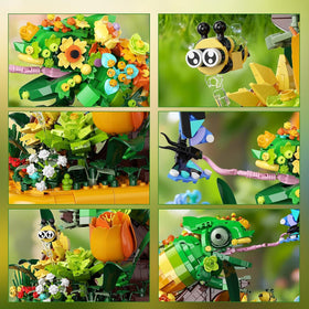 GXJTYYBS chameleon bee miniature detail brings whimsy to home or office