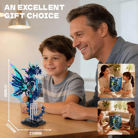 GXJTYYBS mechanical seahorse uses sturdy bricks for durable, long-lasting play.