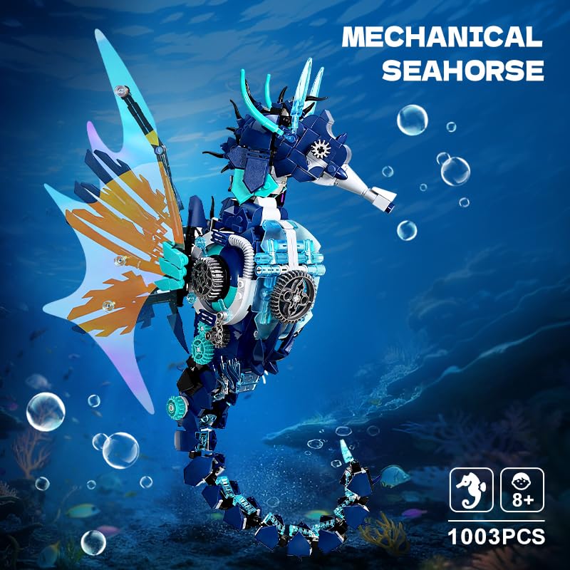GXJTYYBS seahorse model with detailed marine features for hands-on STEM learning.