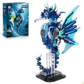 GXJTYYBS mechanical seahorse in a dynamic pose for desk display and inspiration.
