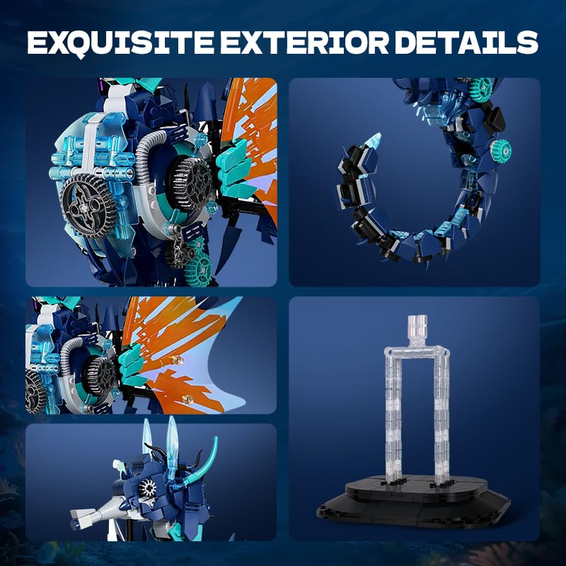 GXJTYYBS seahorse building set designed for ages 8-16 and curious makers.