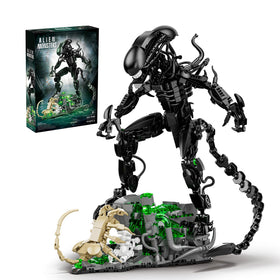 GXJTYYBS Xenomorph Building Set overall view highlights display potential for fans