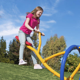 Gym Dandy dimensions 101x41x34 inches fit spacious play areas.