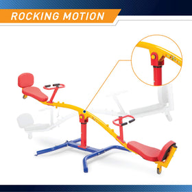 Overall dimensions of Gym Dandy teeter totter for backyard planning