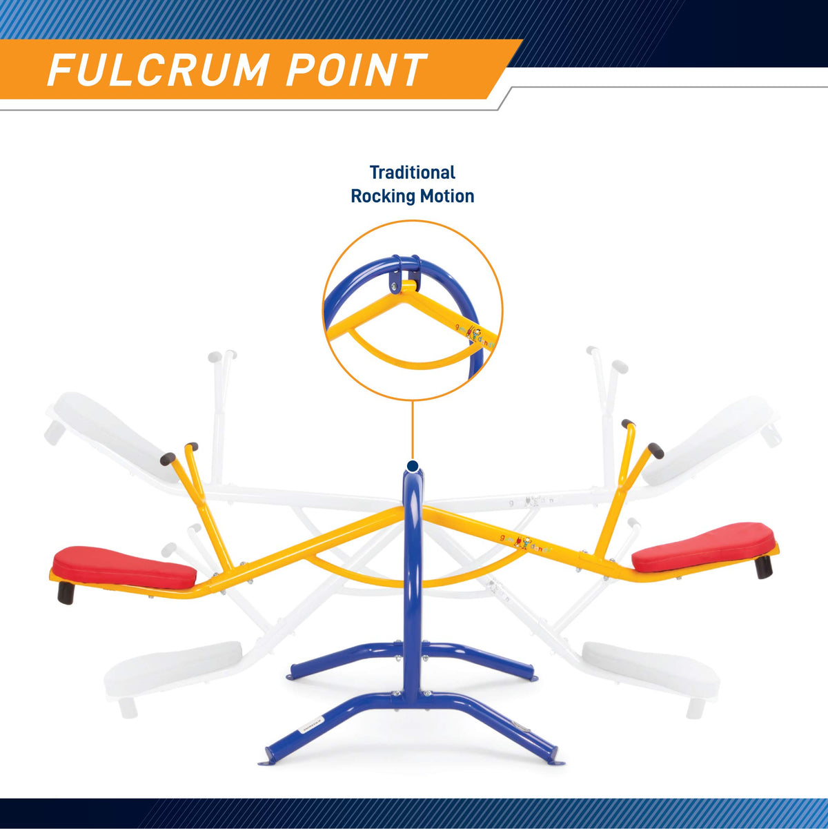 Gym Dandy TT-210 bump absorber system reduces impact for smoother play