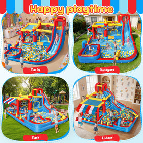 Sturdy climbing wall with wide grip handles supports safe energetic play.