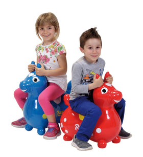 Gymnic Rody Bounce Horse Blue durable latex-free vinyl withstands daily fun and resilience