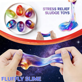 Gytera Easter slime eggs calming sensory experience.