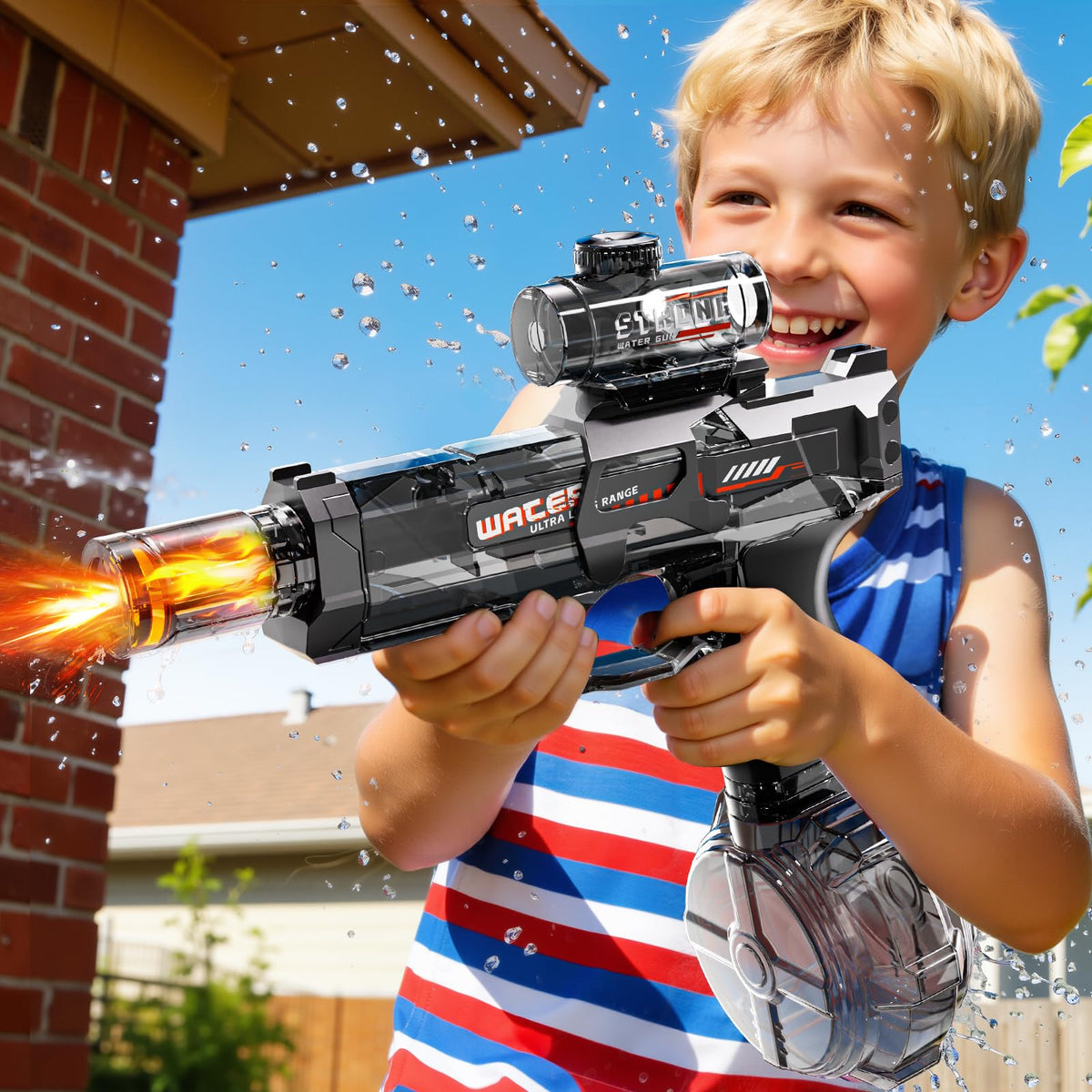 GYYCKTD automatic spraying action enables continuous water play.