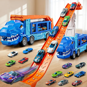 GYYCKTD race track truck toy folding ramps enable easy track changes