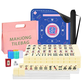 GZIXBDA American Mahjong tiles 166 compact set for travel and easy storage