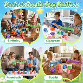 GZJQW Easter box displays bright colors and keeps slime tidy