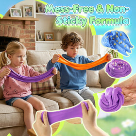 GZJQW fluffy slime eggs offer soft textures for cozy, calming fun