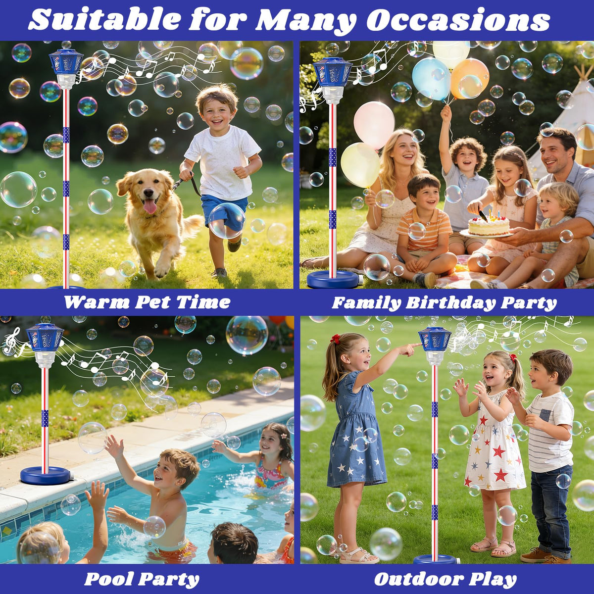 Gzsbaby outdoor-party-ready bubble machine for gatherings and celebrations.