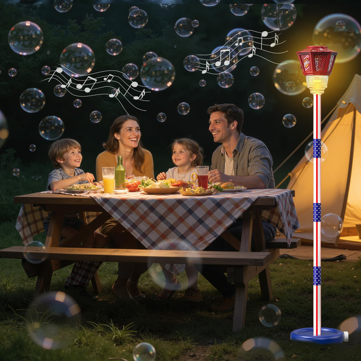 Rechargeable Type-C charging supports continuous bubble action