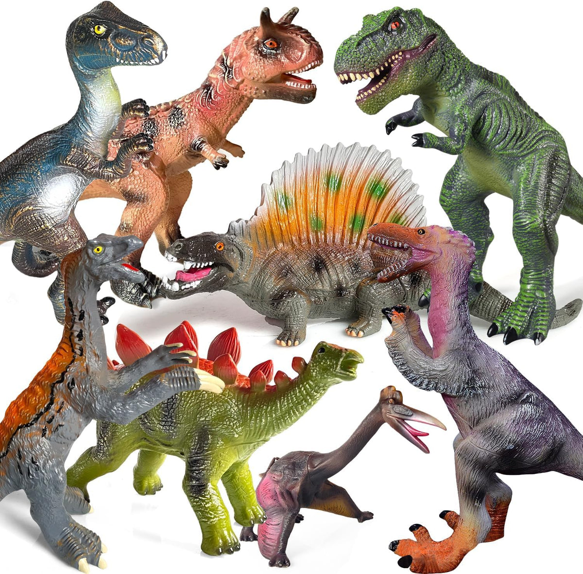 Gzsbaby Educational guidebook complements the dinosaur set for learning-inspired play.
