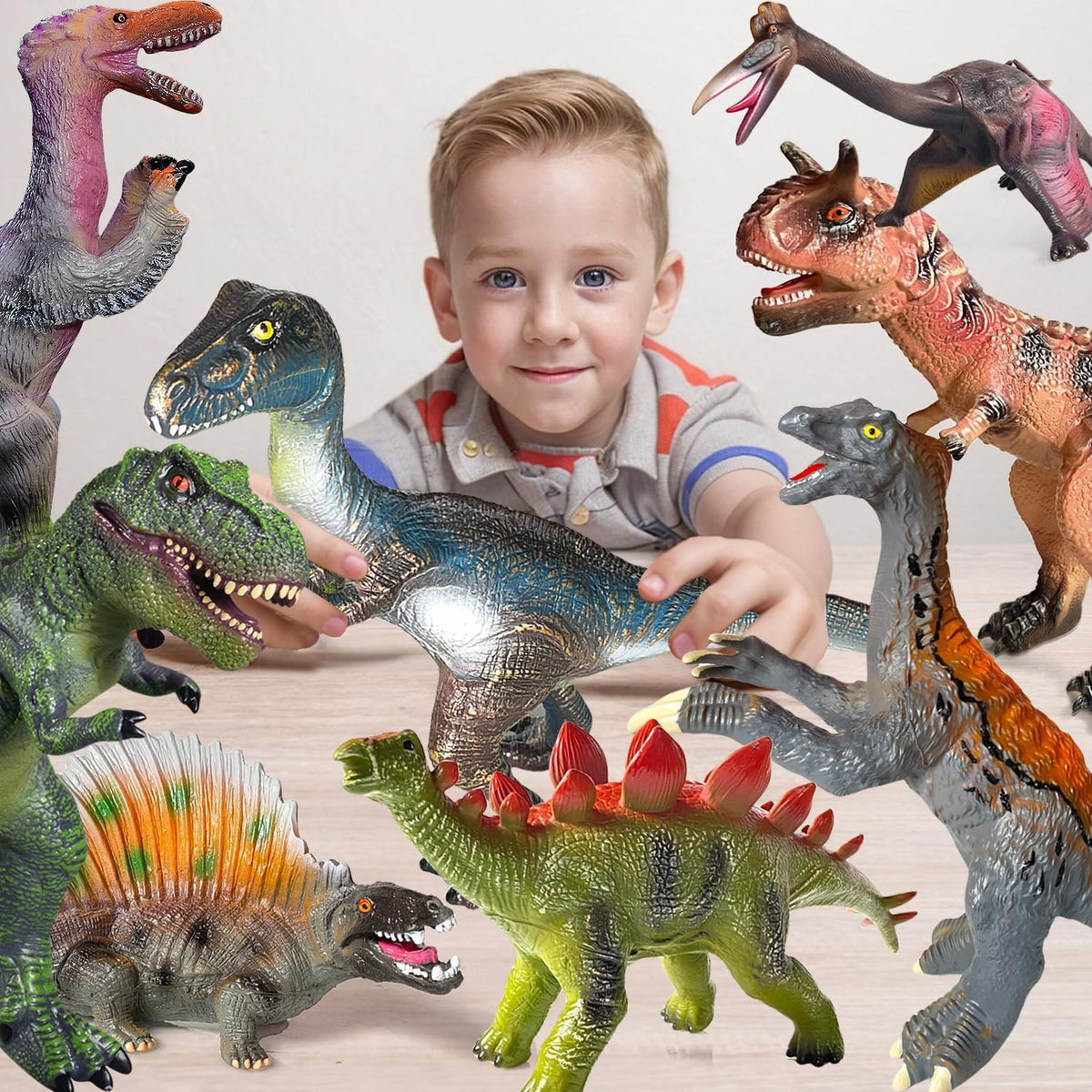 Gzsbaby Jumbo dinosaurs spark hours of imaginative roleplay and storytelling.
