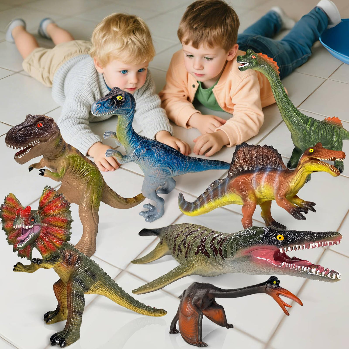 Gzsbaby Dino world display jumbo figures for large-scale setups