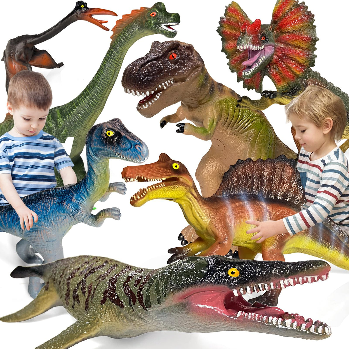 Gzsbaby Diplodocus jumbo figure for classroom displays and imaginative play