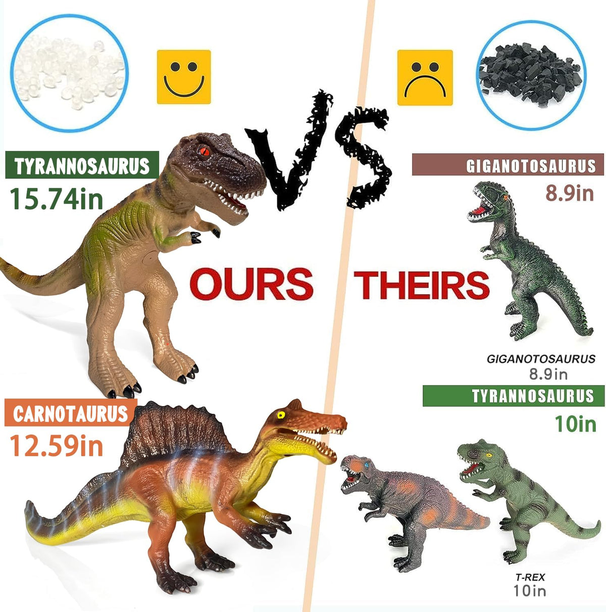 Gzsbaby Velociraptor jumbo figure for speedy chases and dynamic play scenes