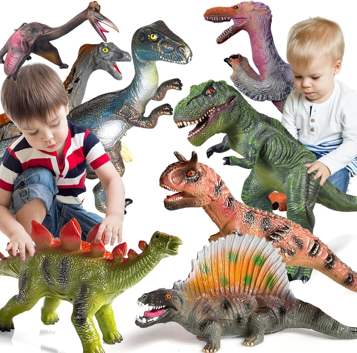 Gzsbaby T-Rex jumbo figure for imaginative play and durable classroom display.