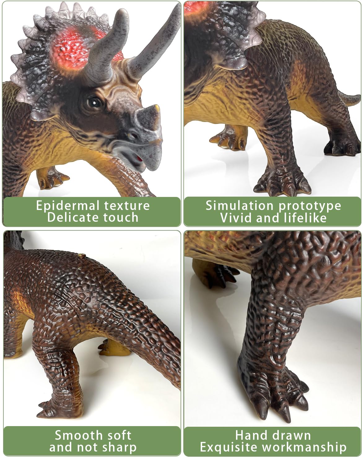 Gzsbaby Dinosaurs King Giant Triceratops inflatable setup with easy inflation