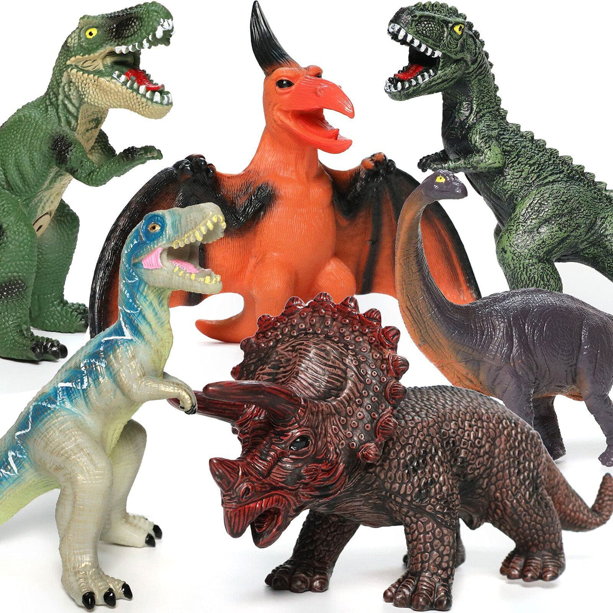 Gzsbaby Velociraptor Blue dinosaur figure for quick, active play.