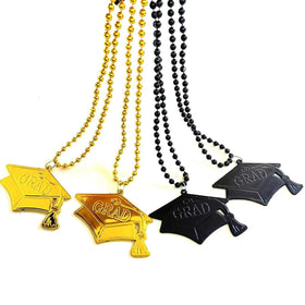 GZYSSL graduation cap bead necklace pack for stylish party favors.