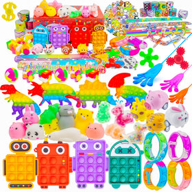H-Partner 115pcs party favors assortment for easy party planning and prizes