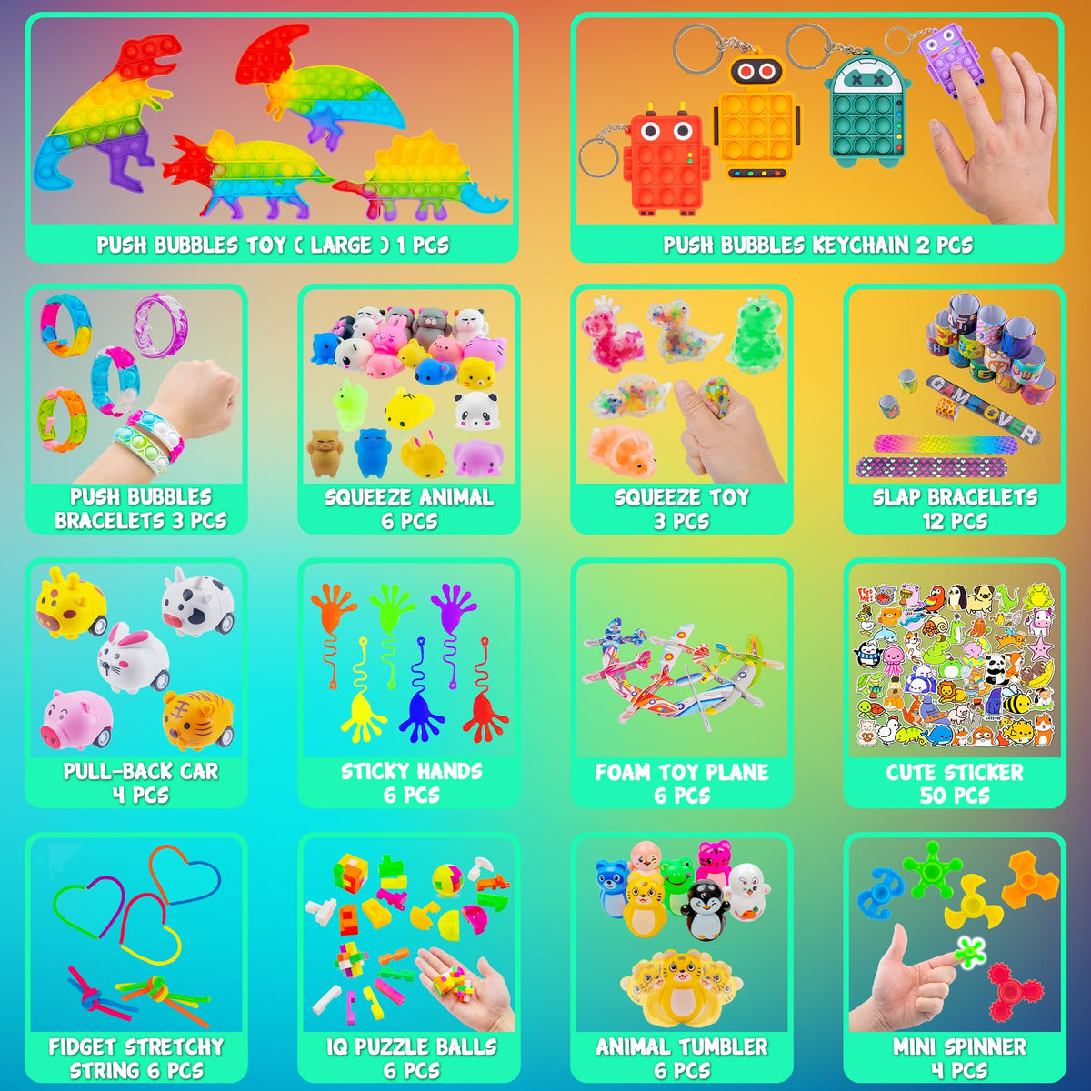 H-Partner finger spinners fidget toys to calm and entertain