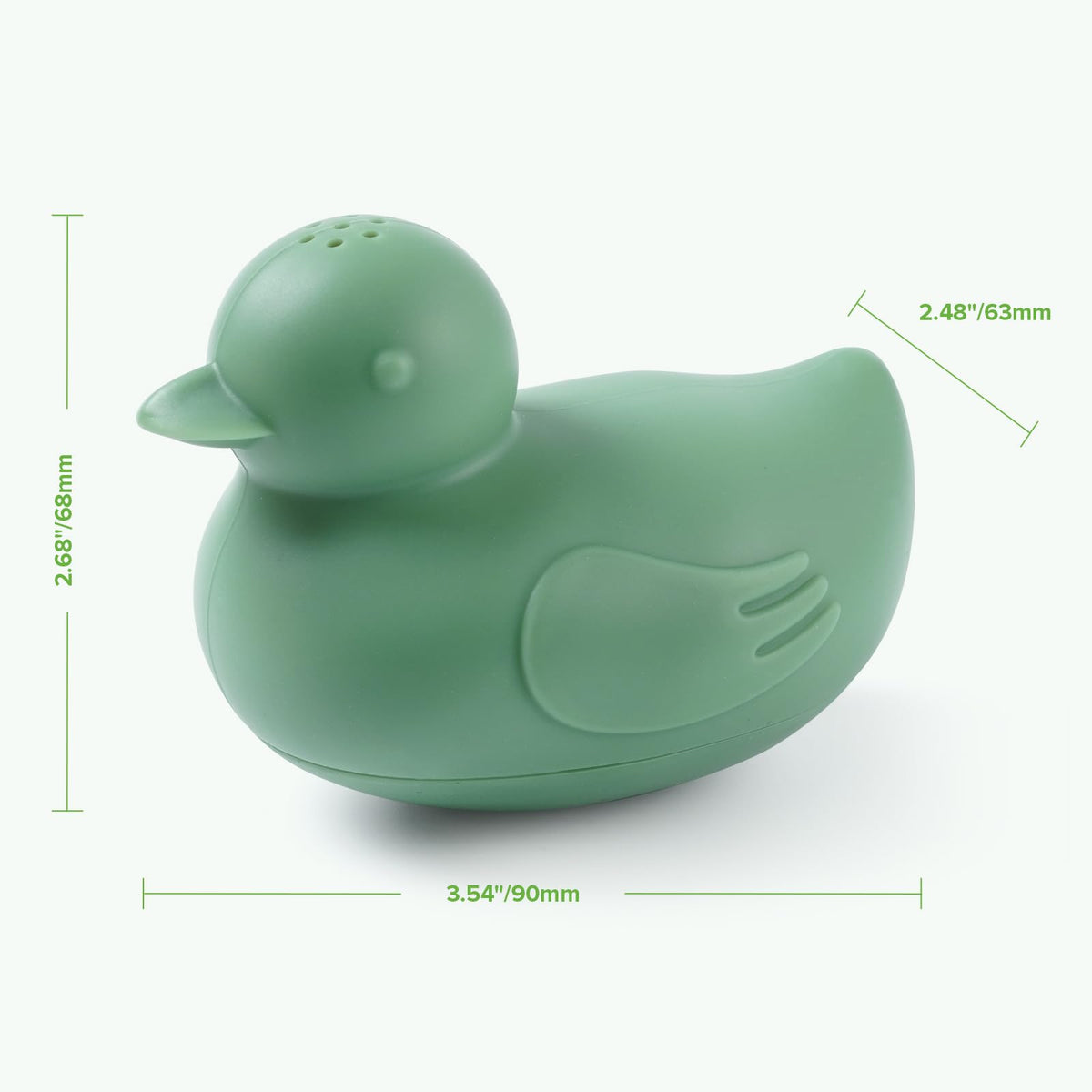 haakaa Dinky Splash Duck is lightweight and easy for tiny hands to grasp.