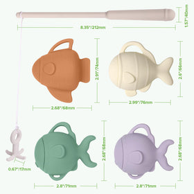 haakaa Hook-and-catch bath toys support imaginative problem-solving beyond the tub.