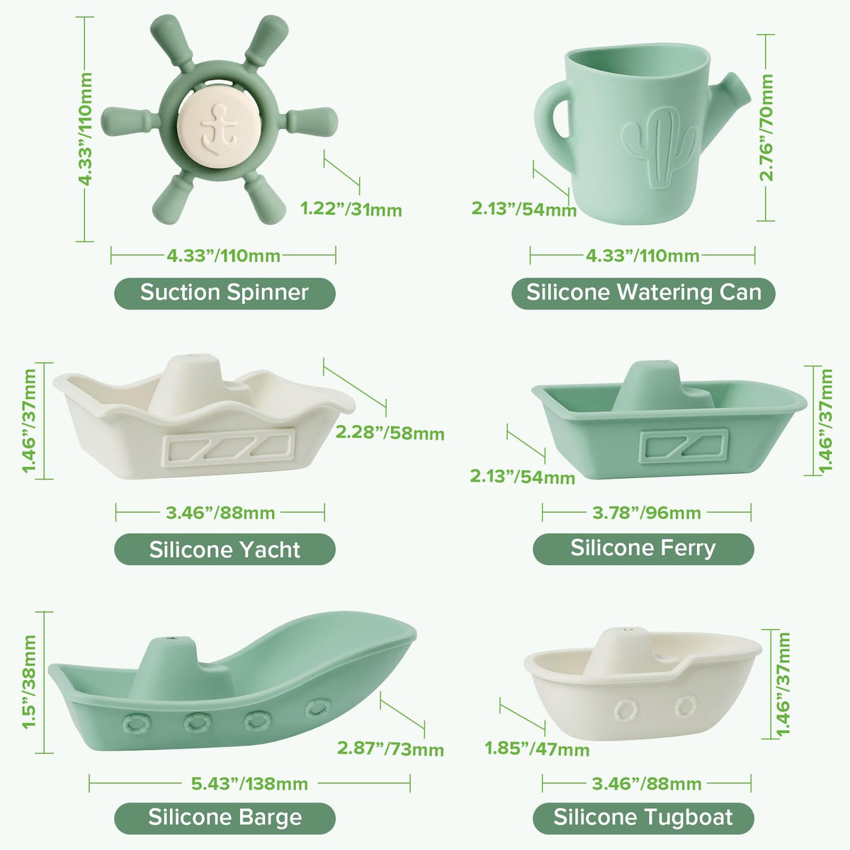 Haakaa mold-free design image suggests easy cleaning after splashy sessions.