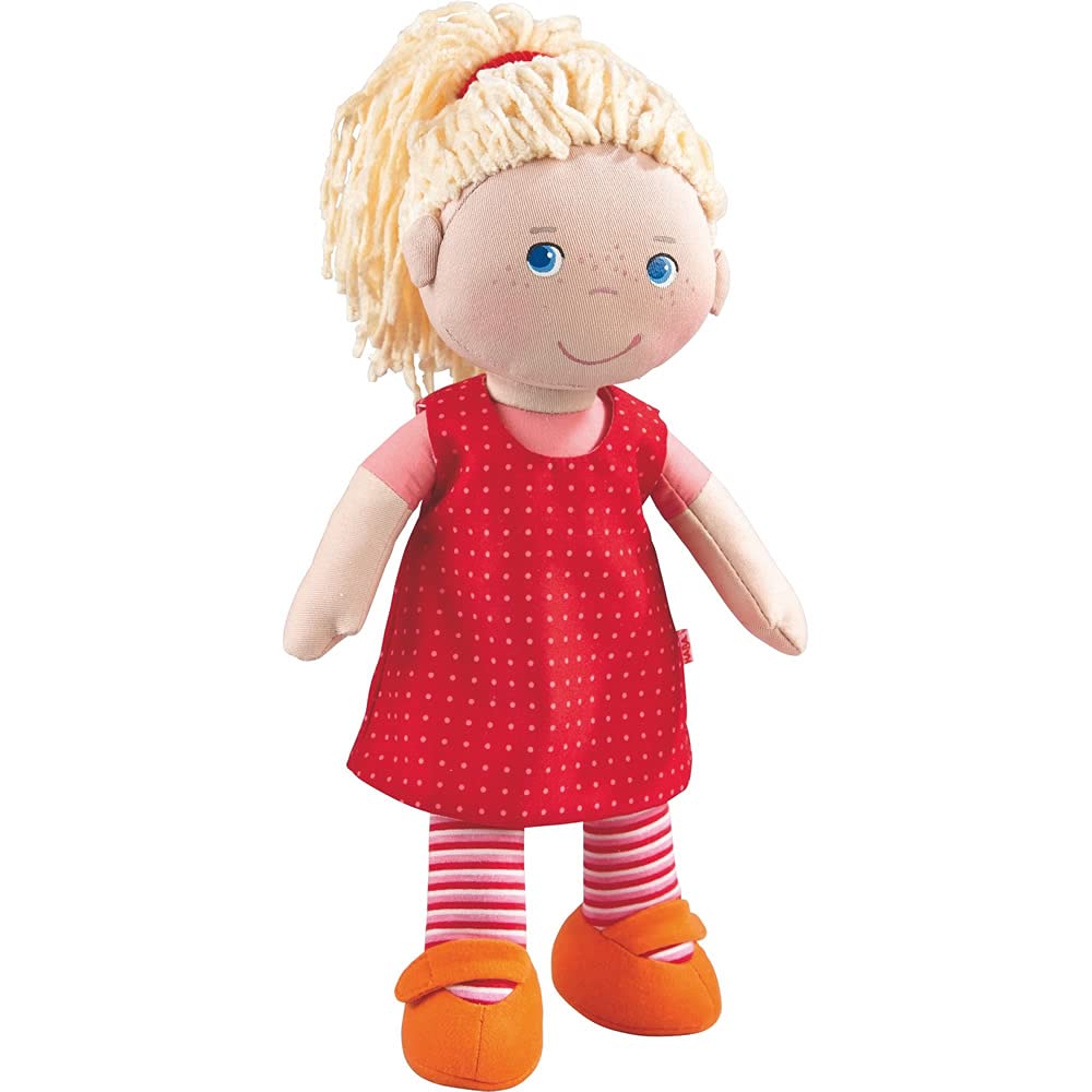 HABA Annelie 12-inch soft doll full view for cuddly play