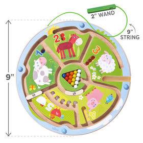 HABA Busy Board Animal-Number Matching improves dexterity while learning symbols