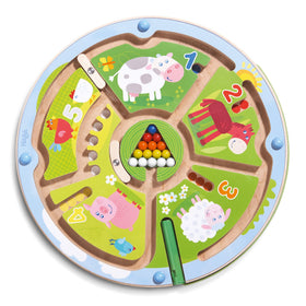 HABA Busy Board Number Maze: magnetic puzzle boosts color recognition and fine motor play on the go