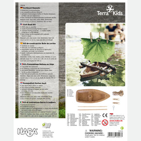 HABA DIY Cork Boat compact packaging ideal for travel and camping.