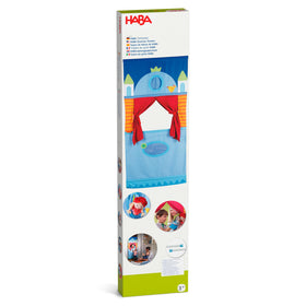 HABA Doorway Puppet Theater uses durable materials for lasting playtime.