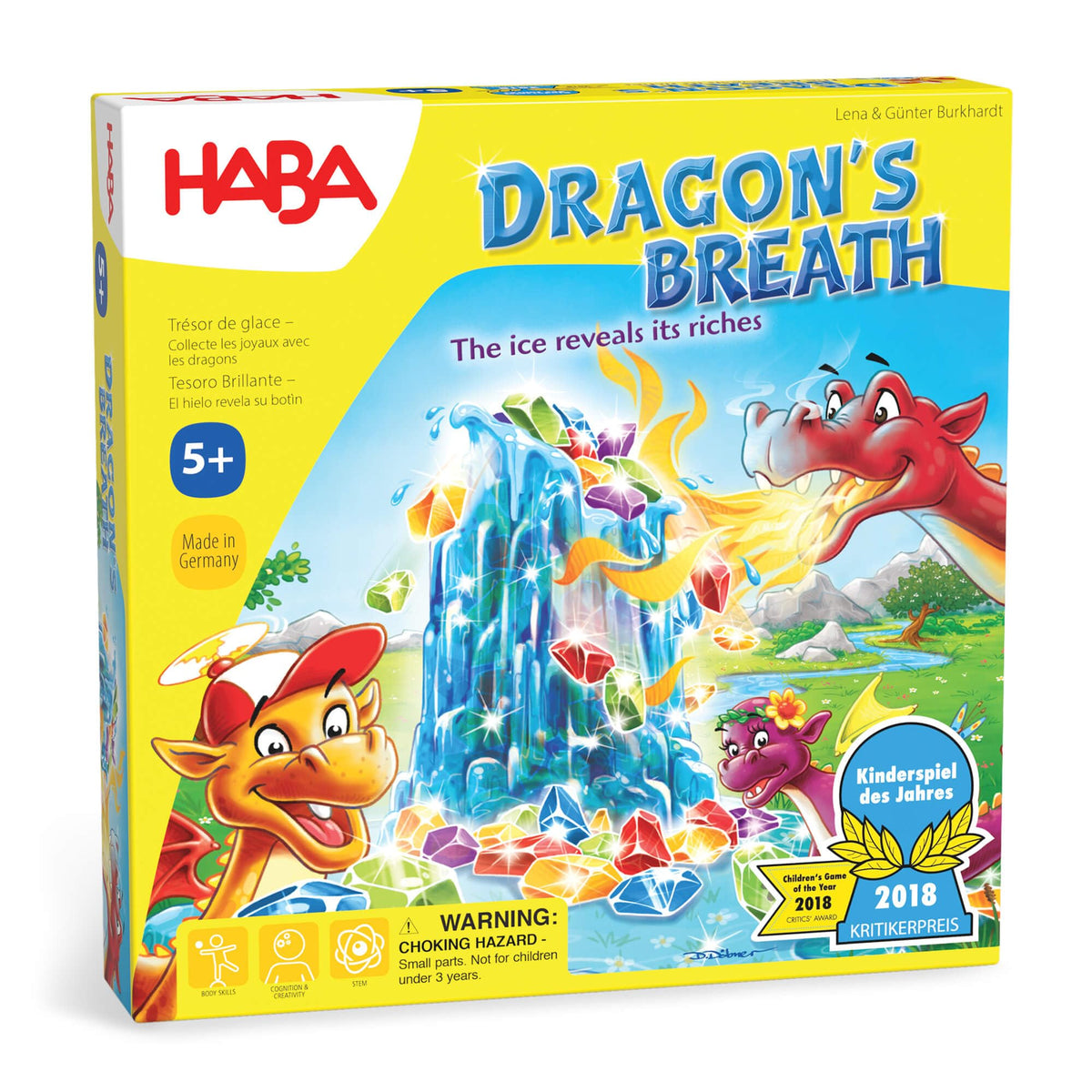 HABA Dragon's Breath box on table inviting family game night and teamwork