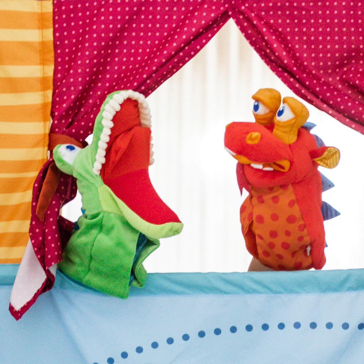 HABA puppet is machine washable on cold delicate cycle for easy care