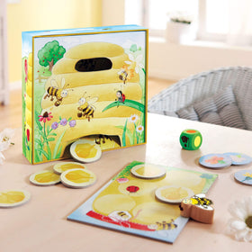 HABA Hanna Honeybee wooden Hanna token provides durable, kid-friendly gameplay.